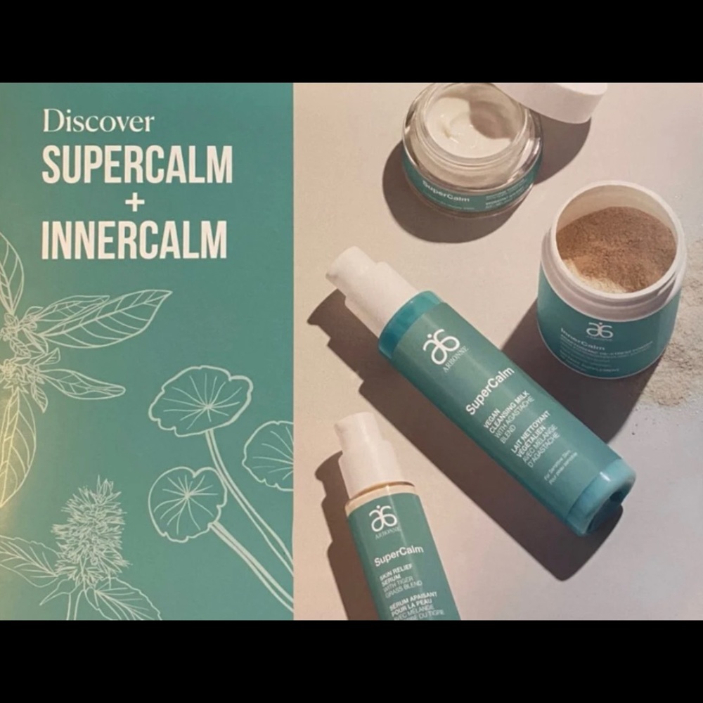 Arbonne super clam + inner calm set